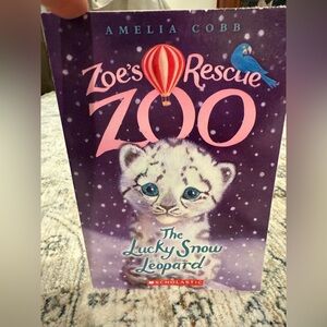 3/$10 Bundle -Scholastic Zoe's Rescue Zoo: The Lucky Snow Leopard